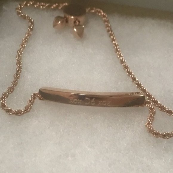 Linear Chain Bracelet Vermeil Monica Vinader - engraved - Picture 4 of 4